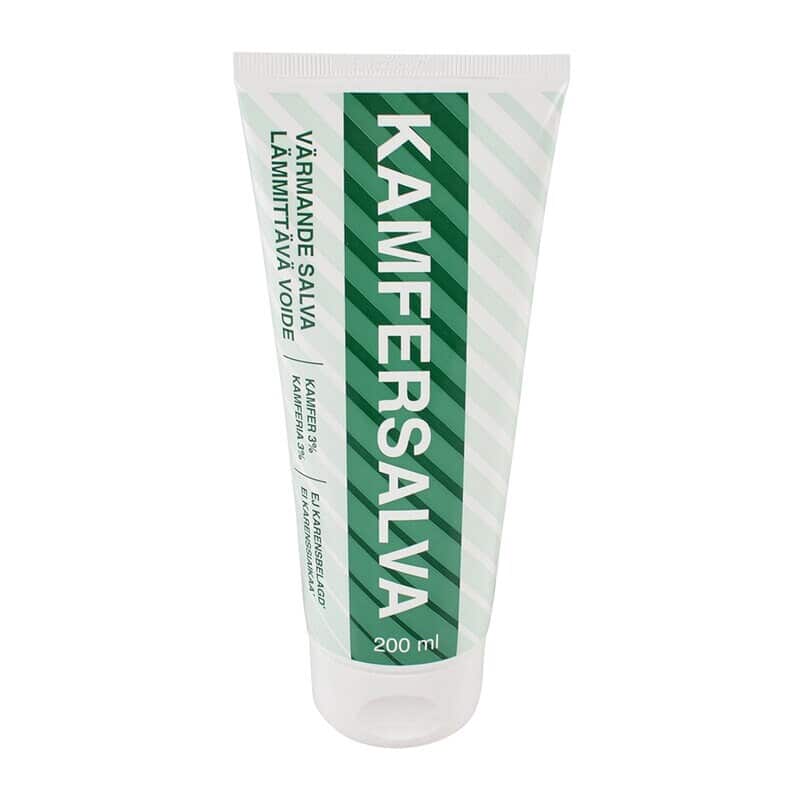 121566-1 KAMFER SALVA Vårdande salva för sår och skador 200 ml.