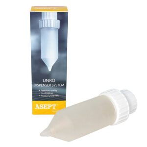Unro dispenser system ASEPT för vätskor och kemikalier.