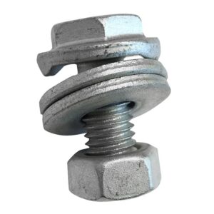 Aluminiumsknut med mutter för maskinreparation, industrimaskiner och komponenter.