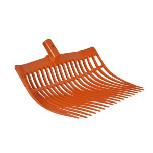 Orangealia spade för snö och grus.