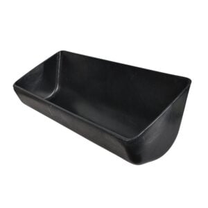 Slangekostexkarveräskat med varumärke - Black plastic container, rectangular shape, durable material, versatile use, food safe, stackable, easy to clean, kitchen accessory, industrial container, food storage, snack tray, compact design, lightweight, sturdy construction, practical, multi-purpose, hygienic, long-lasting, functional, maintenance-free, affordable, essential, modern, reliable, user-friendly.