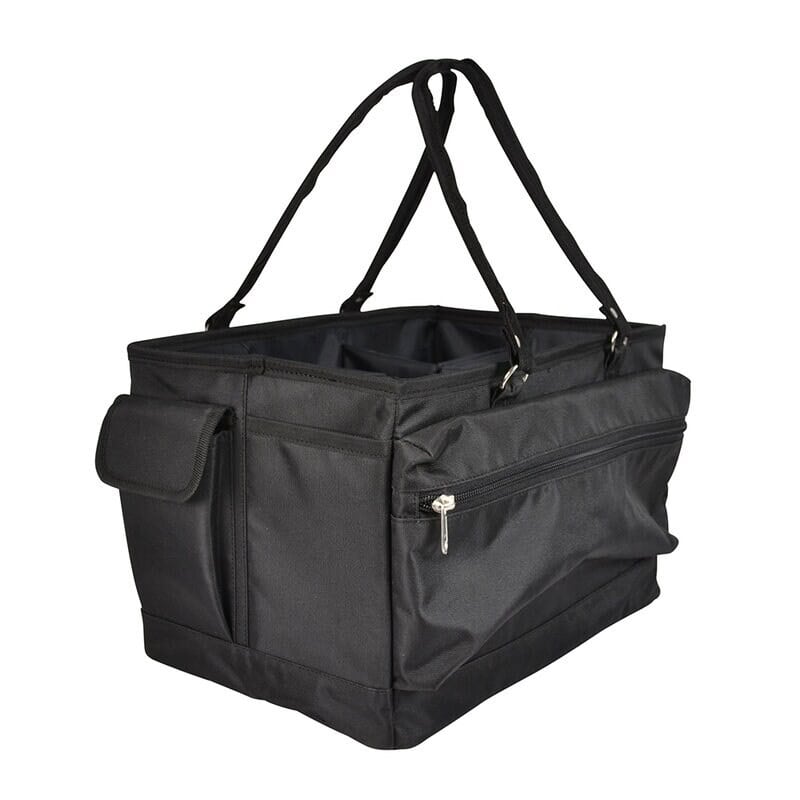 602971-3 Fjällräven Kånken Blu bagageväska med handtag och blixtlås, svart.