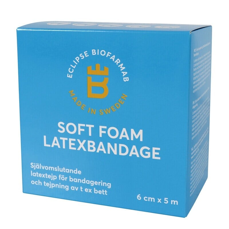 603118-2 Eclipse Biofarmab Soft Foam Latexbandage.