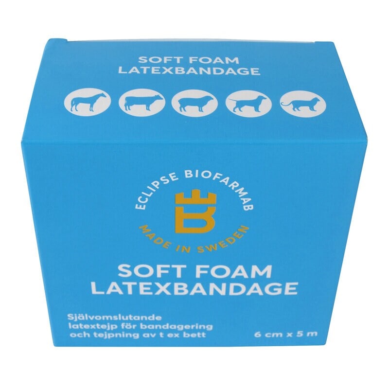 603118-4 Eclipse Biofarm Soft Foam Latexbandage hund och katt.