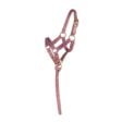 Roeckl Hundhalsband rosa läder och nylon, hundtillbehör.