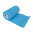 Blue Cepe bandage roll for wound dressing.