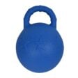 Kettlebell i blått med stjärnmönster för styrketräning och cardio.