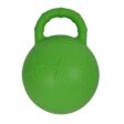 Kettlebell i plast med stjärnprydnad, perfekt för träning och styrkegymnastik.