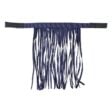 Hårband i navy blå färg med slingrande banddesign från Moss Copenhagen.