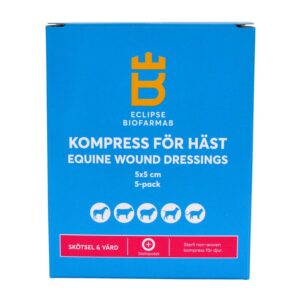 Kompress för häst 5x5 cm 5-pack