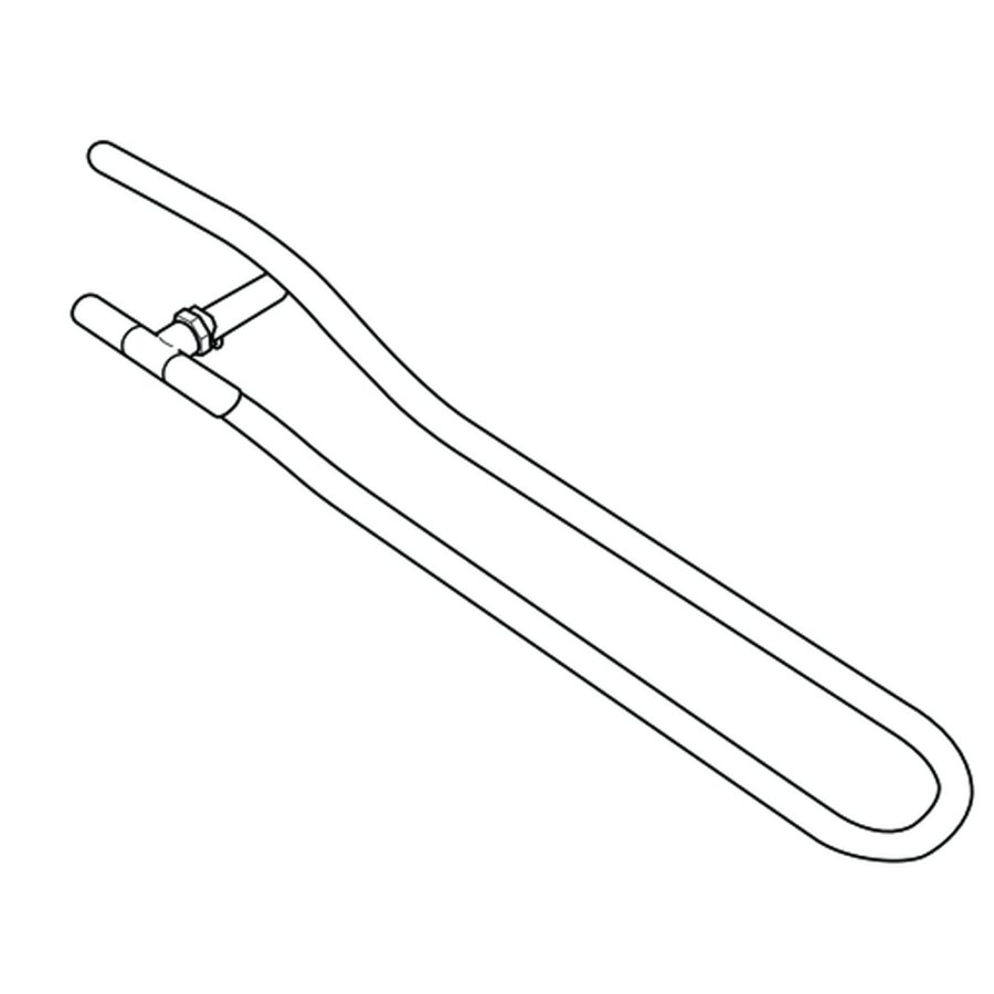 Vattenpipa med slang och munstycke, produkt från varumärket.